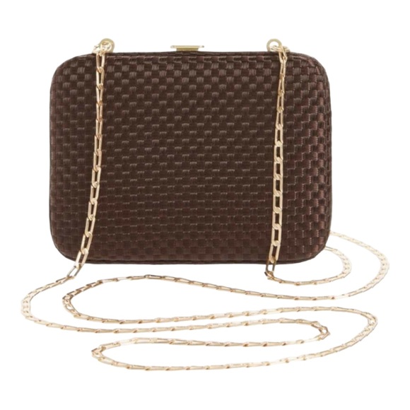 Reiss Bags Reiss Acorncrystal Card Case With Gold Chain Poshmark